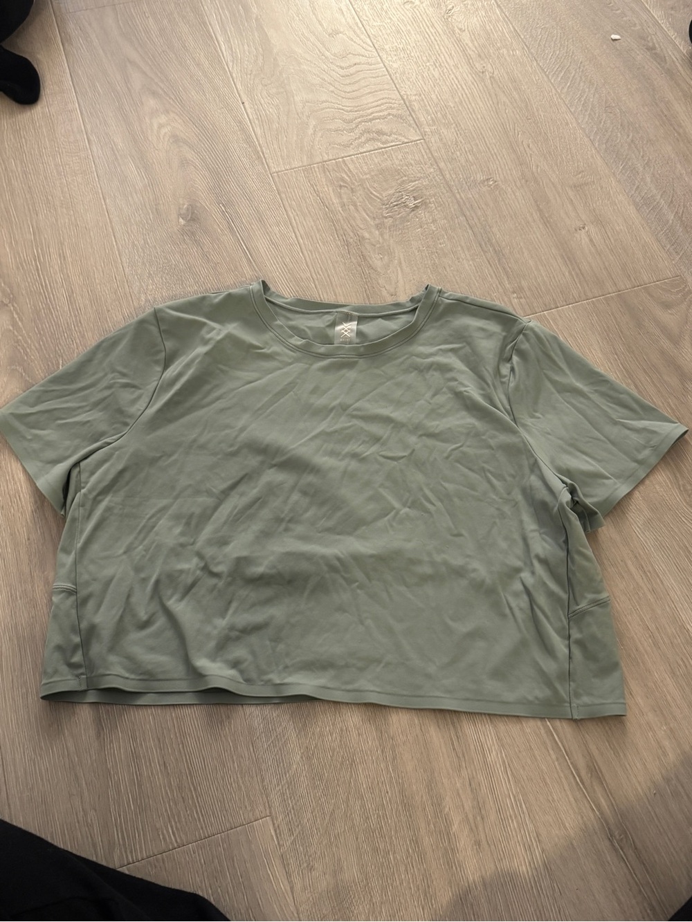 Rhone crop performance tee- Sage Green